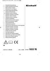 EINHELL RT-HP 1855 TR Mode D'emploi D'origine