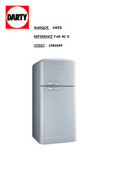 Smeg FAB 40 X Mode D'emploi