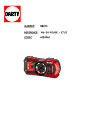 Ricoh WG-30 Mode D'emploi