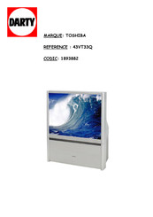 Toshiba 43VJ33 Série Manuel De L'utilisateur