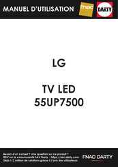 LG 55UP7500 Guide De L'utilisateur