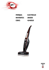 Electrolux Ultrapower ZB5026 Mode D'emploi