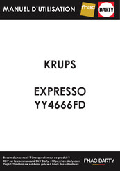 Krups Nescafe Dolce Gusto INFINISSIMA TOUCH YY4666FD Mode D'emploi