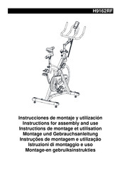 BH FITNESS MKT JET BIKE PRO H9162RFVE Instructions De Montage Et Utilisation