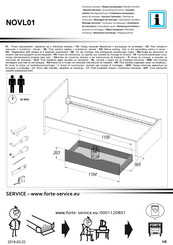 Forte NOVL01 Notice De Montage