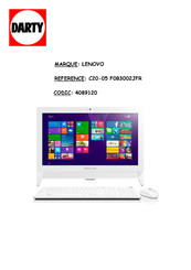 Lenovo F0B3002JFR Guide D'utilisation