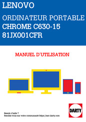 Lenovo 81JX001CFR Guide D'utilisation