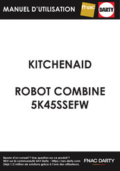 KitchenAid 5K45SSEFW Mode D'emploi