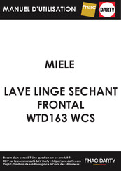 Miele WTD 163 Mode D'emploi