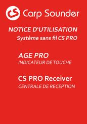 Carp Sounder AGE PRO Notice D'utilisation