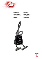 Hoover SN70 SN15 Manuel D'utilisation