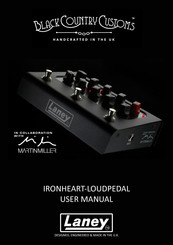 Laney Black Country Customs IRONHEART-LOUDPEDAL Mode D'emploi