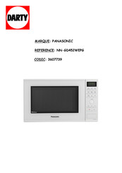 Panasonic NN-GD452WEPG Mode D'emploi