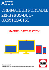 Asus ZEPHYRUS-DUO GX551QS-013T Mode D'emploi