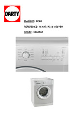 Beko WMB71420S Mode D'emploi