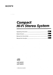 Sony LBT-N455 Mode D'emploi