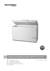 Vestfrost MF 314 Consignes D'utilisation