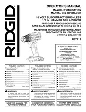 RIDGID R87112 Manuel D'utilisation