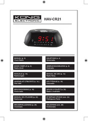 König Electronic HAV-CR21 Mode D'emploi