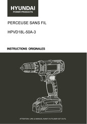 Hyundai power products HPVD18L-50A-2 Instructions Originales