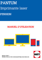 Pantum P3500DN Guide De L'utilisateur