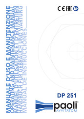 Paoli Avvitatori DP 251 Manuel D'utilisation Et D'entretien