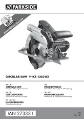 Parkside PHKS 1350 B2 Traduction Des Instructions D'origine