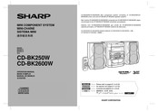 Sharp CD-BK250W Mode D'emploi