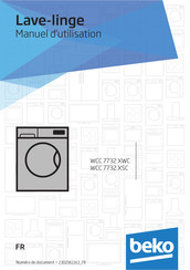 Beko WCC 7732 XWC Manuel D'utilisation