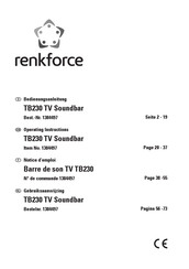 Renkforce TB230 Notice D'emploi