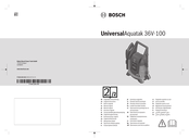 Bosch UniversalAquatak 36V-100 Notice Originale