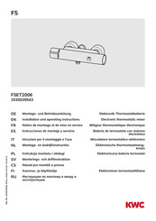 KWC 2030039543 Notice De Montage Et De Mise En Service