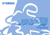 Yamaha RAPTOR YFM350 2003 Manuel Du Propriétaire