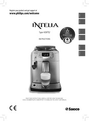 Philips Saeco Intelia HD8752/71 Instructions