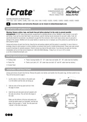 Midwest i Crate 1530 Instructions D'assemblage