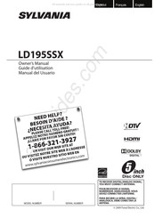 Sylvania LD195SSX Guide D'utilisation