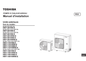 Toshiba HWT-801H8W-E Manuel D'installation