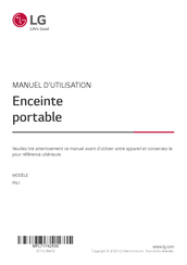 Lg PN1 Manuel D'utilisation