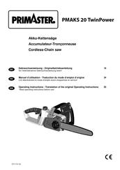 PrimAster PMAKS 20 TwinPower Manuel D'utilisation