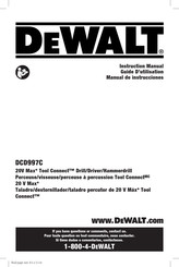 DeWalt DCD997C Guide D'utilisation