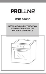 Proline PSO 60W-D Instructions D'utilisation Et D'installation