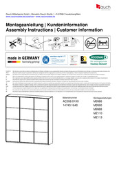 Rauch Oteli AC356.01X0 Instructions De Montage