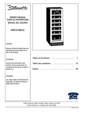 Danby Silhouette DWC276BLS Guide Du Propriétaire