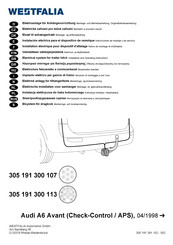 Westfalia Automotive 305 191 300 107 Notice De Montage Et D'utilisation