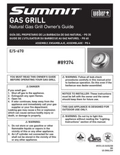 Weber 89374 Guide De L'utilisateur