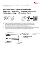 Rauch A0033.9MK1 Instructions De Montage