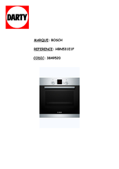 Bosch HBN5311F Serie Notice D'utilisation