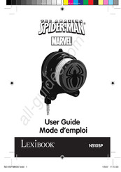 LEXIBOOK MARVEL THE AMAZING SPIDER-MAN NS10S Mode D'emploi