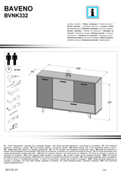 Forte BAVENO BVNK332 Notice De Montage