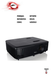 Optoma DS431 Manuel De L'utilisateur